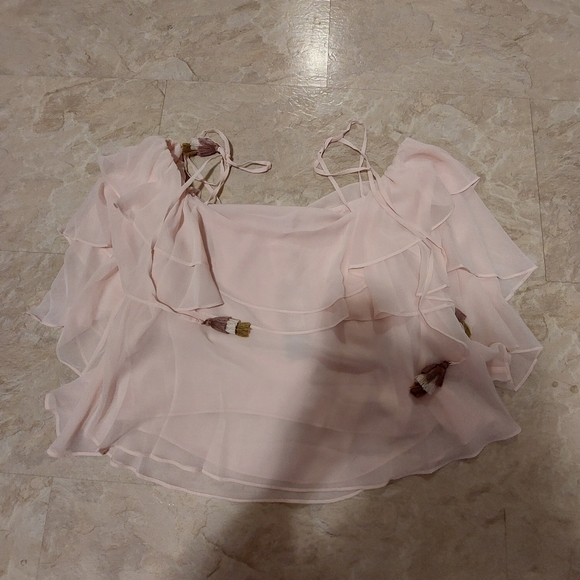 Rebecca minkoff Dana top light pink bnwt  size S - Picture 4 of 8